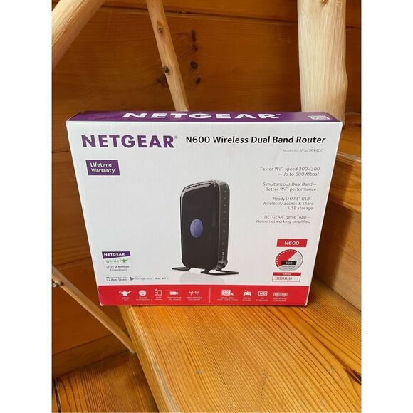 NETGEAR N600 Wireless Dual Band Router - Black - Picture 1 of 3